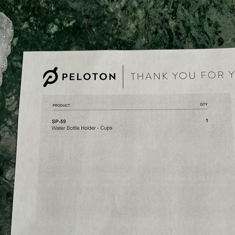 Brand New, never opened water bottle holder cups- Peloton Bike